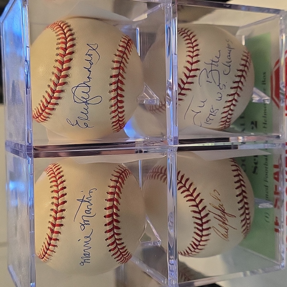 Autographed Baseball Lot